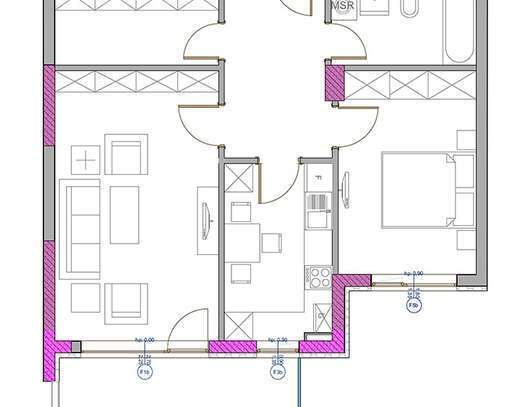 Exklusive 2-Zimmer-Wohnung mit gehobener Innenausstattung mit Einbauküche in Egelsbach