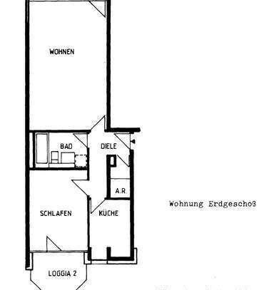 2-Zimmer Wohnung beste Lage mit Terrasse und Balkon in Köln Zündorf