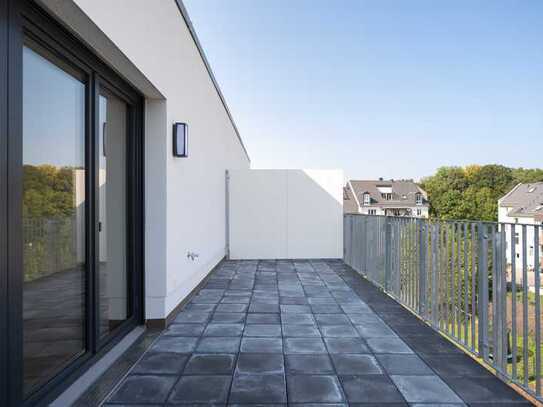 26,5 m² große Dachterrasse! - Erstbezug in einen exklusiven Neubau in Hilbersdorf