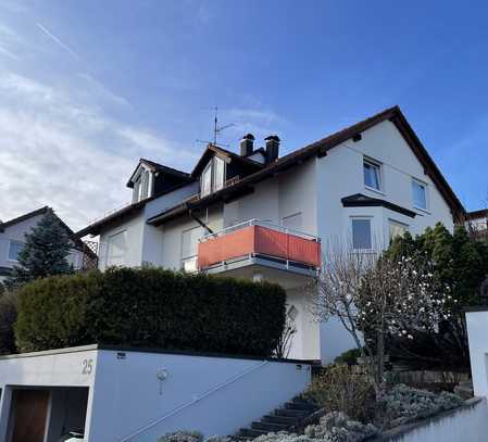 Schöne 4-Zimmer-Wohnung in Doppelhaushälfte am Ortsrand von Schlaitdorf in Aussichtslage