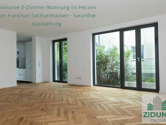 Exklusive 3-Zimmer-Wohnung im Herzen von Frankfurt-Sachsenhausen - luxuriöse Ausstattung