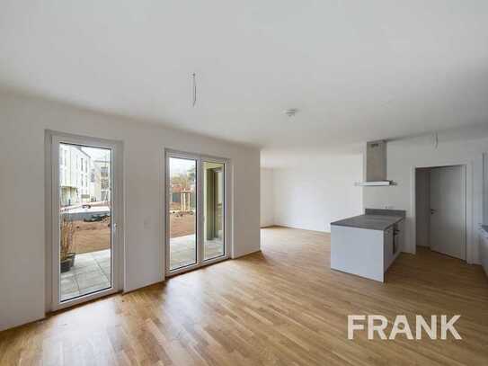 NEUBAU Haeberlinstr. - 3-Zimmerwohnung, ca. 89,2 m² mit 77 m² Garten