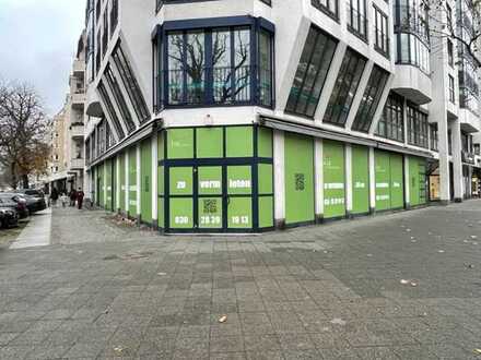 Großes Eck-Ladenlokal in 1-A-Lage direkt am Kurfürstendamm - vielseitig nutzbar
