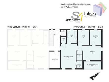 EG 2 - Wohnung (TALIS23) - Haus CYAN