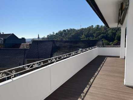 Bald frei !! Wohn-/Arbeits-Träumchen in großer Penthouse Wohnung mit Ausblick