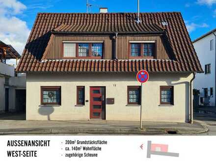 Idyllisches Einfamilienhaus mit angrenzender Fachwerkscheune im Herzen von Magstadt
