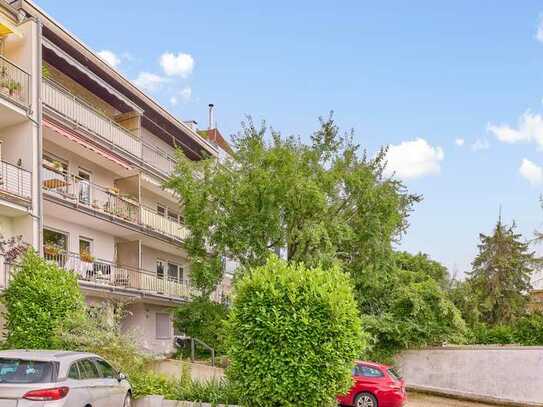 Ruhig und doch zentral: 3-Zimmer-Wohnung mit zwei Balkonen und Weitblick in Dossenheim