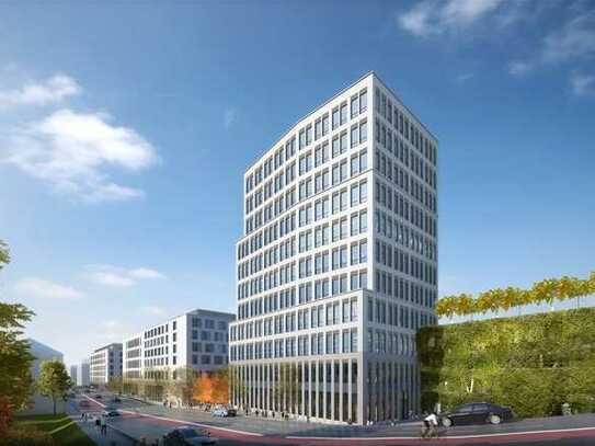 Lokhöfe: im 10-stöckigen Business Tower entstehen einzigartige Neubau-Büros am Rosenheimer Hbf!