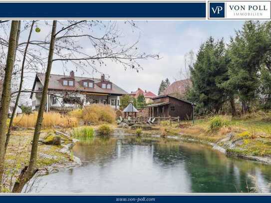 Repräsentatives Wohnhaus mit parkähnlicher Gartenanlage im Fichtelgebirge