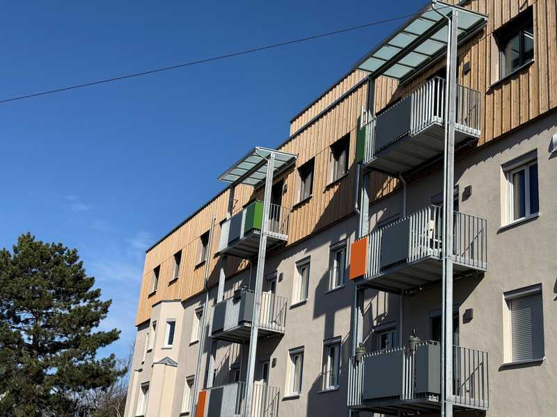                                                               ERSTBEZUG! 2-Zimmer-Wohnung mit Balkon im 3.Stock mit Aufzug                                                       in Westfriedhof (Nürnberg)