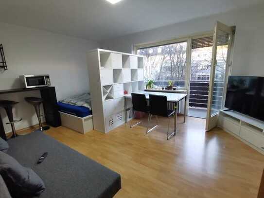 Möblierte 1-Zimmer-Wohnung in Maxvorstadt / Schwabing-West