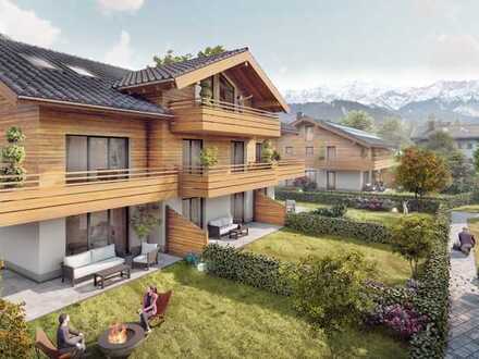 Komfortable 4-Zimmer-Wohnung im Obergeschoss
- Zwei Balkone
- Panoramablick zur Alp- und Zugspitze