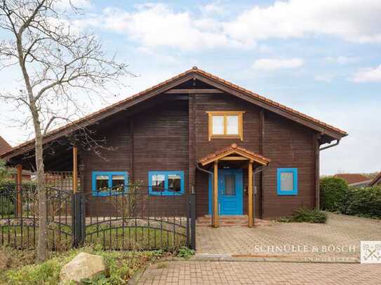 Wunderschönes Holzhaus mit offener Raumgestaltung