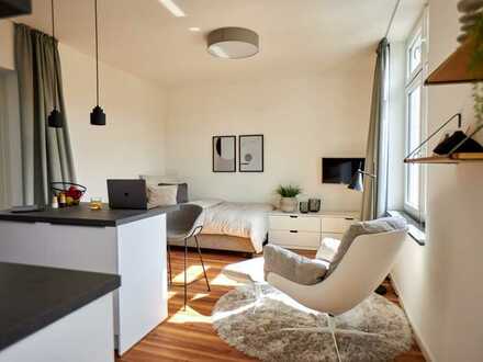 Business-Apartment - hochwertig möbliert mit Fußbodenheizung, Klimaanlage und Balkon