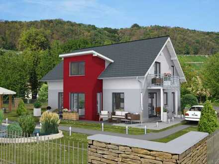 Gesucht: 2 Baufamilien f. Holzhausen – hier einzugsfertiges Haus m. 6 Zimmern für die größere Teilfl