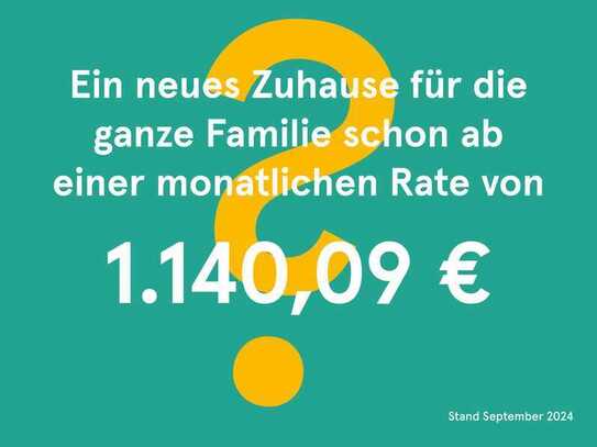 *KfW40* Bezahlbares Wohneigentum: 120 m² Wohntraum im Wohnpark „Am Dorfplatz“ in Leipzig Burghausen