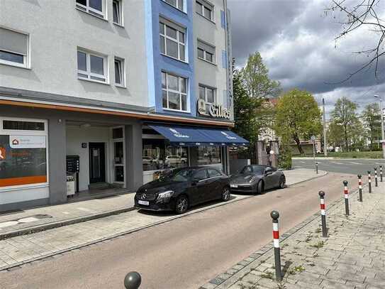 ... Büro/Laden mit großem Schaufenster ... Ihre Welt von Morgen ...