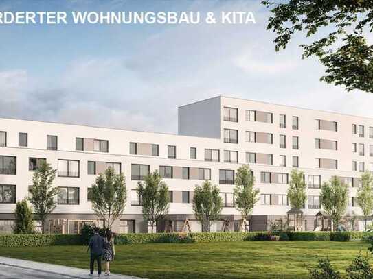 Geförderter Wohnraum (WBS 2),
moderne 3-Zimmer Wohnung in ruhiger Lage