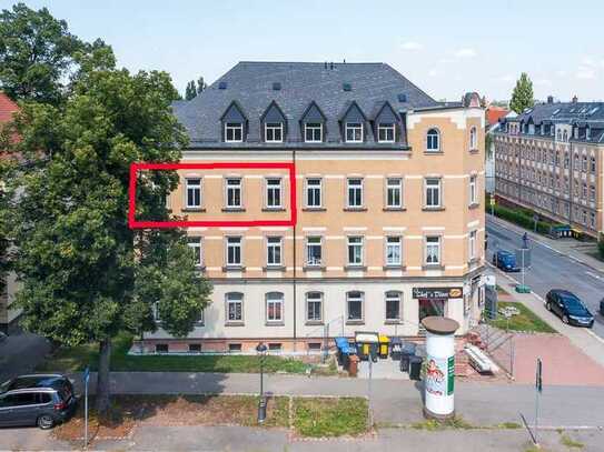 Exklusive 3-Zimmer-Wohnung im 2. Obergeschoss in Chemnitz–Ihr neues Zuhause mit Charme und Komfort