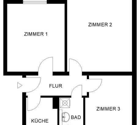 Schöne 3 Zimmer - Genossenschaftswohnung in Holweide