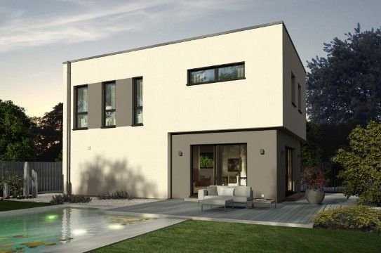 Haus mit Flachdach im Bauhausstil mit optimalen Platzangebot ! Mit Grundstück berechnet !