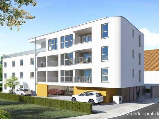 Neubauprojekt in Süßen! Die perfekte Single-Wohnung, 2 Zimmer, Ankleide, Balkon, 1. OG. Mit Aufzug !