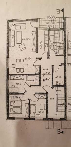                                                               4-Zimmer Erdgeschosswohnung mit kleinem Garten in Neubrunn                                                       in Neubrunn (Würzburg)