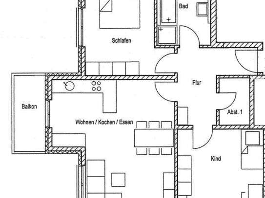 Geschmackvolle 3-Zimmer-Wohnung mit Balkon in München Trudering