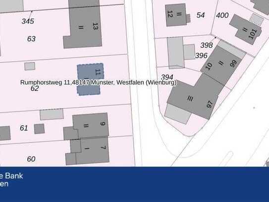 Top Baugrundstück mit beantragter Bauvoranfrage in Münster-Rumphorst