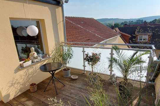 6-Zi.- Wohnung, Einbauküche, Dachterrasse in Himmelstadt