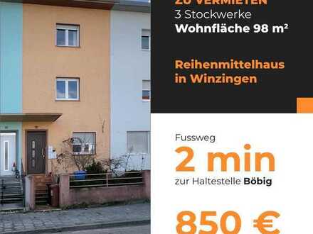 Ansprechendes 5-Zimmer-Reihenhaus zur Miete in Kernstadt, Neustadt an der Weinstraße