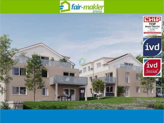 FAIR-MAKLER: 5 % Abschreibung - Familientraum auf einer Etage in modernem Neubau