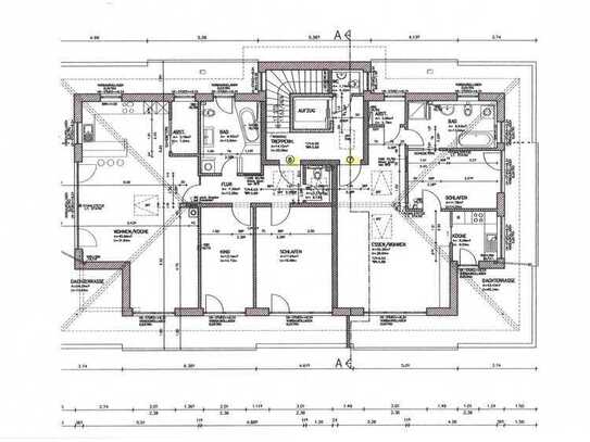 Schöne 3-Zimmer-DG- Wohnung mit Aufzug