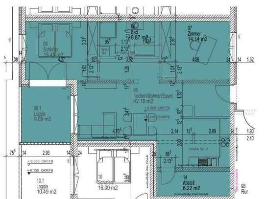 3-Zimmer-Wohnung mit EBK und Balkon in Petersberg