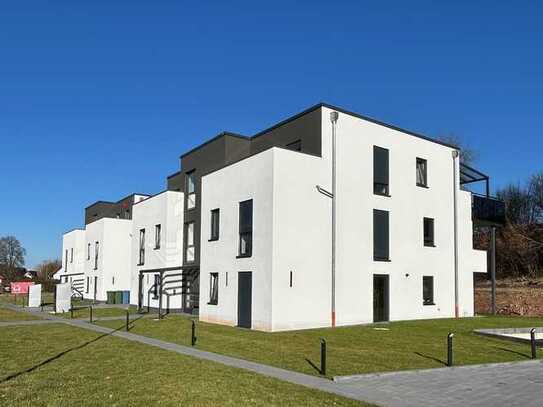 + Hochwertiger Neubau, 3 ZKB Penthouse, Dachterrasse, barrierefrei +