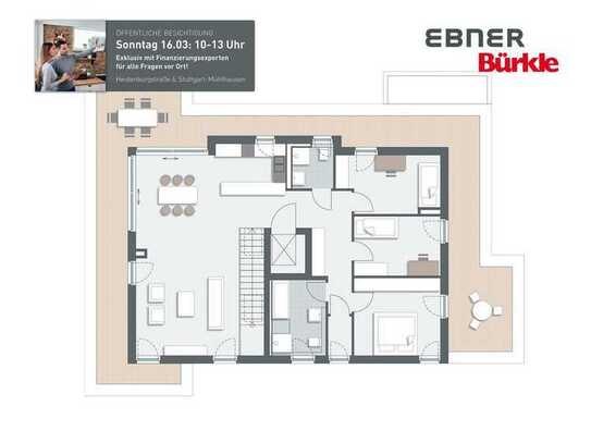 exklusive 4-Zimmer-Penthouse-Wohnung | 6C.5