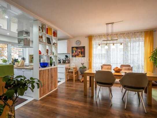 Moderne Vier-Zimmer-Wohnung mit Terrasse und Garten in HN-Sontheim