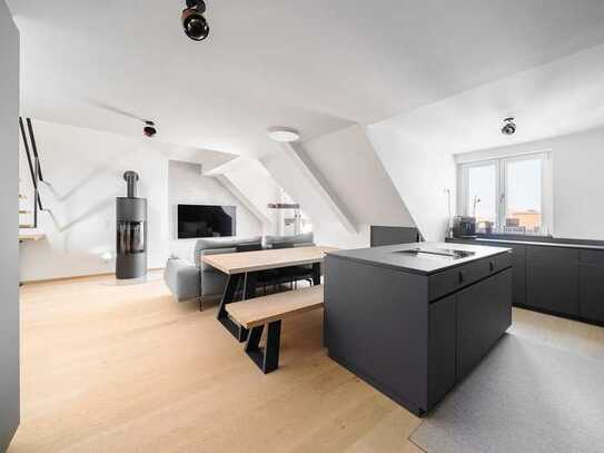 ☼ Designerloft im Dachgeschoß ☼ Kernsaniert ☼ Klima ☼ Großer Balkon ☼ Nähe Elisabethplatz ☼