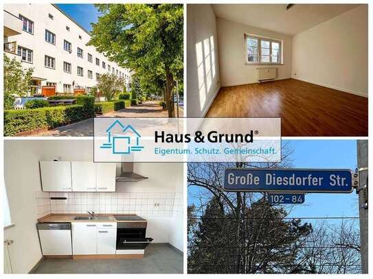 Gut geschnittene 3-Raumwohnung mit Einbauküche in Stadtfeld West