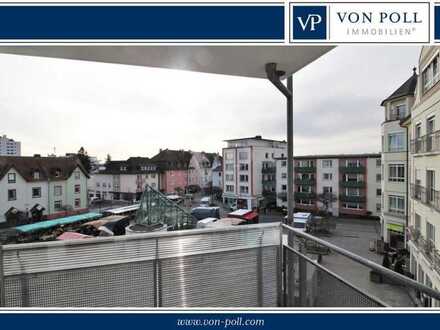 VON POLL - OBERURSEL: Wohnen direkt am Epinayplatz mit Ausblick in die Stadt!