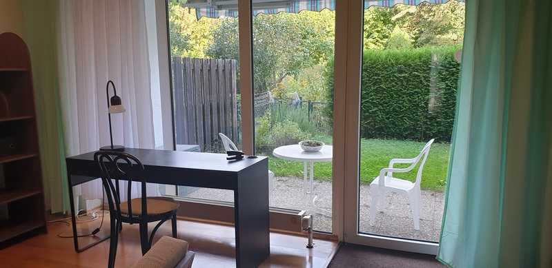                                                               Leben und Arbeiten in Darmstadt: Wohnung mit Garten und guter Verkehrsanbindung                                                       in Kranichstein (Darmstadt)