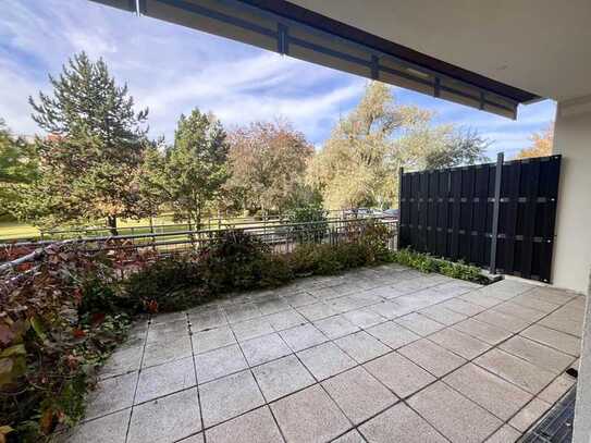 Wohnung mit Terrasse und Blick ins Grüne