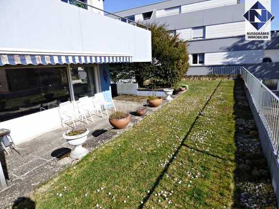 Helle, gepflegte Terrassen-Wohnung mit 3,5 Zimmern und Garage