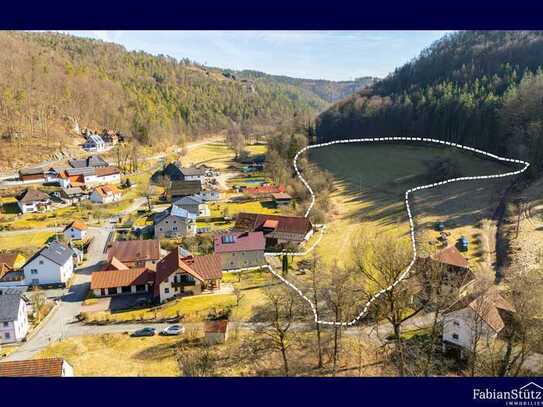22.000m² Grundstück! Teilsaniertes EFH und genehmigter Bauplatz in ruhiger Naturidylle