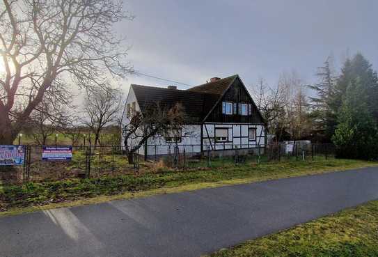 Großes Grundstück mit altem Bauernhaus, Stall, Scheune, Nebengelass - Naturpark Nuthe - Nieplitz