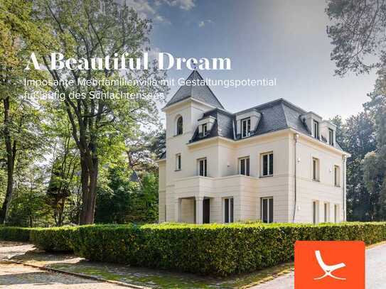 A Beautiful Dream - Imposante Mehrfamilienvilla mit Gestaltungspotential fußläufig des Schlachtensee