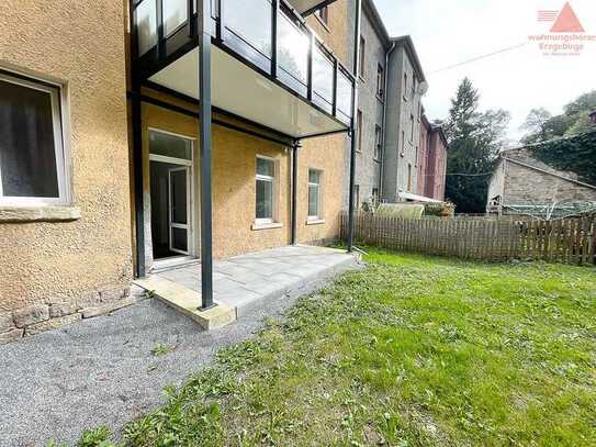 Großzügige 4-Raum-Wohnung mit kleinem Gewerbe in Schwarzenberg
