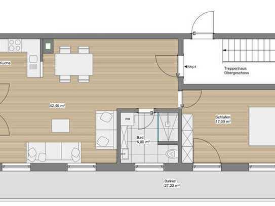 Exklusive 2-Zimmer-Wohnung mit Balkon und EBK in Tegernsee