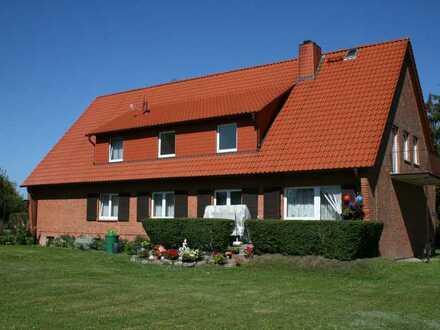 Nur 100 m bis zum Elbstrand: 3-Zimmer-Wohnung mit Terrasse in Schnackenburg/E.