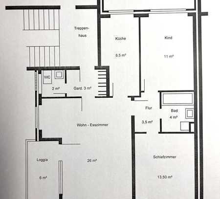 Stilvolle 3,5-Zimmer-Wohnung im Bielefelder Westen